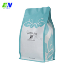 250g Kraft Paper Coffee Bag Ukuran Kustom dengan Ritsleting Atas dan Katup Degass