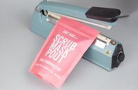 Custom Printing plastik Biodegradable Stand Up Pouch Dengan PLA Zipper untuk Paket Makanan