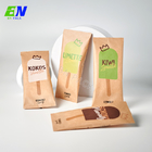 Biodegradable Heal Seal Food Packaging Bag Cokelat Snack Energy Bar Wrapper Packaging