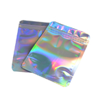 Bau Bukti Die Cut 3.5g Holographic Mylar Bag Custom Gummies Edible Candy Printed Bag