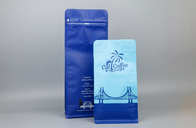 Tas Kopi Stand Pouch Valve Disesuaikan Dengan Ritsleting Samping Untuk Kemasan Makanan Kacang Caoffee