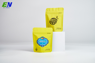 Tas Kue Gulma Bukti Bau Dalam Ruangan CBD Flower Packaging Pouch Lemon Cannabis Flower Bags