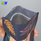Desain khusus penghalang tinggi berdiri kantong dengan ritsleting untuk kemasan teh daun