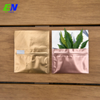 3.5g Cannabis Gummy Smell Proof Mylar Weed Bag Dengan Flip Cover